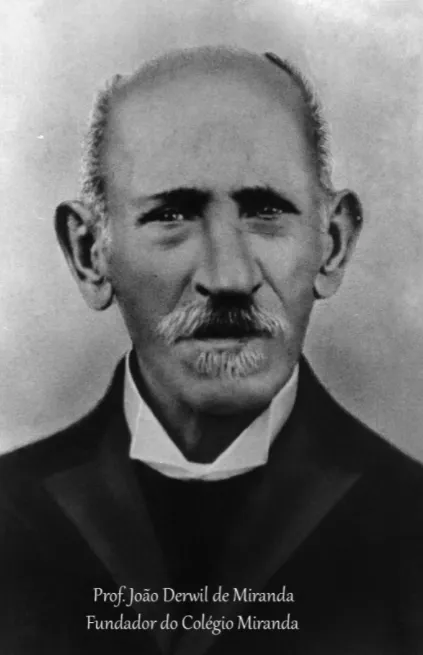 Retrato do professor João Derwil de Miranda, fundador do Colégio Miranda