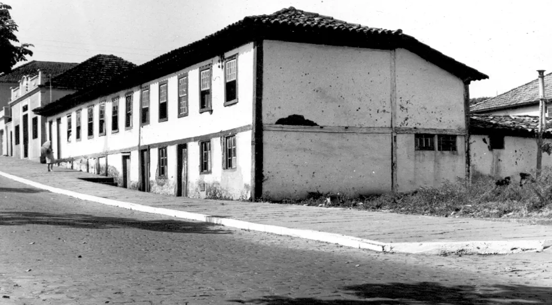 Prédio onde funcionou o Colégio N.S. do Patrocínio, e, mais tarde, a terceira e última sede do Liceu Sacramentano, na…